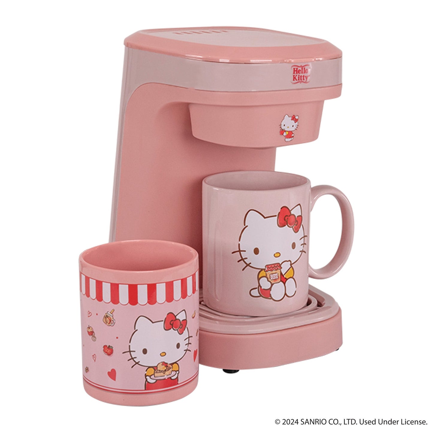 **Hello Kitty Tekli Fincan Kahve Makinesi Hediye Seti ve 2 Fincan**