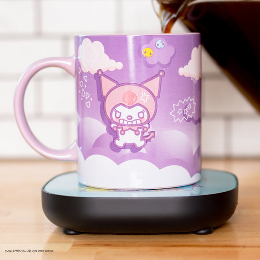 Hello Kitty Kuromi 12oz Mug Warmer Set