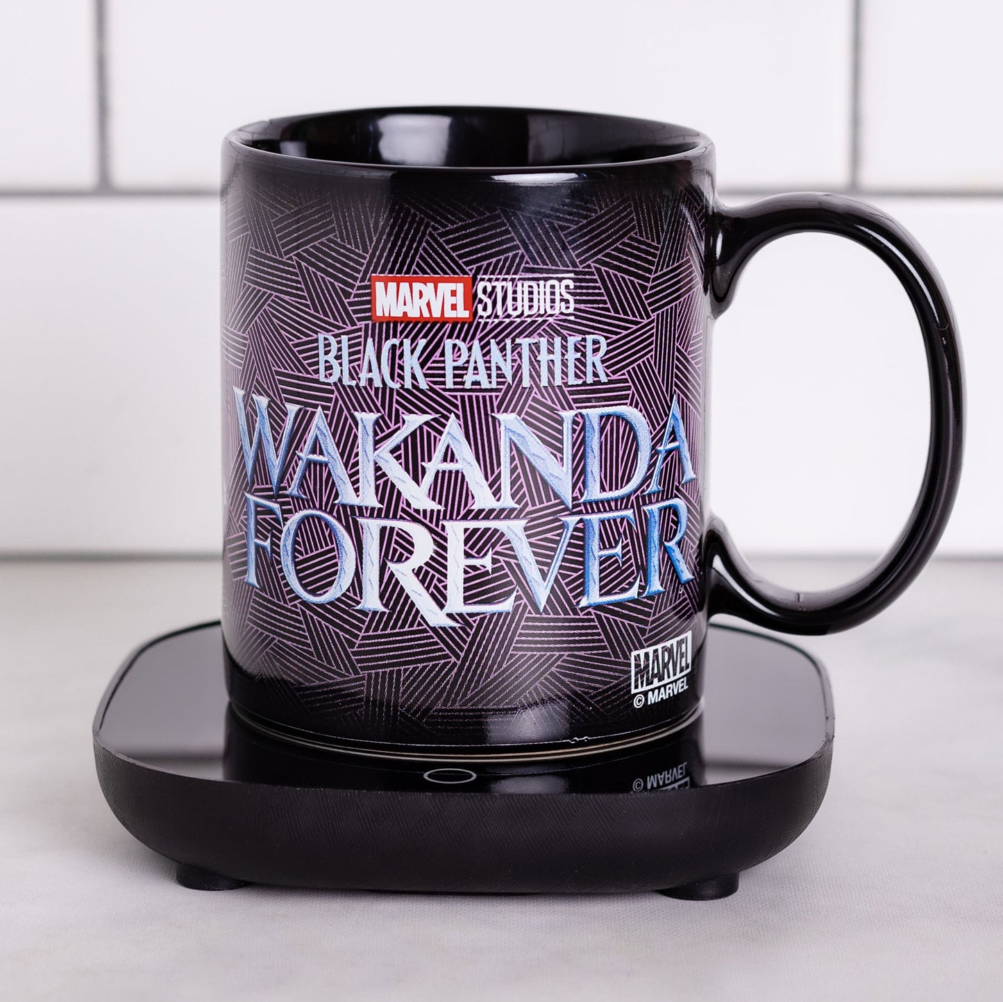 Marvel Kara Panter 12oz Bölmesi Isıtıcı Hediye Seti - İçeceğinizi Mükemmel Sıcaklıkta Tutun!