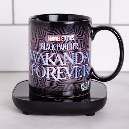 Marvel Kara Panter 12oz Bölmesi Isıtıcı Hediye Seti - İçeceğinizi Mükemmel Sıcaklıkta Tutun!