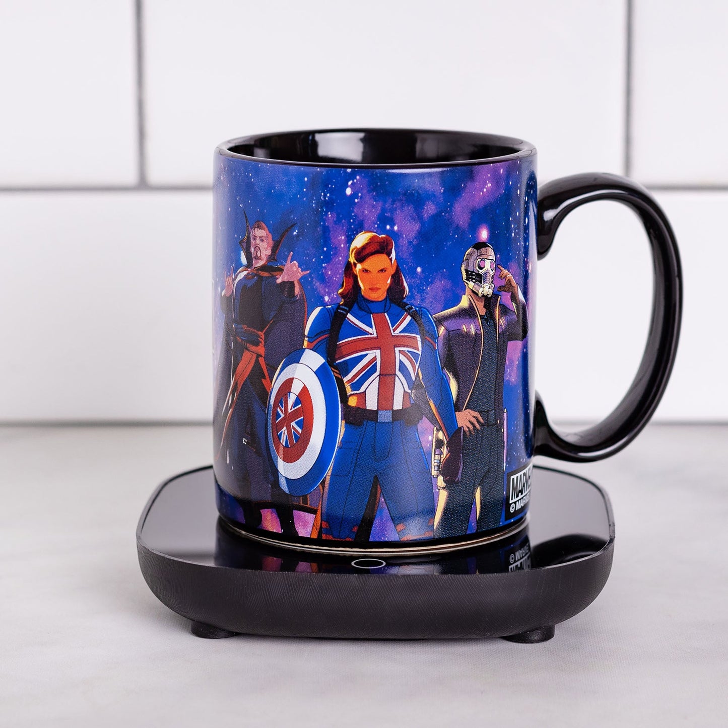 Marvel Ne Olursa Olsun? 12 oz Kahve Fincanı Isıtıcısı Seti - İçeceklerinizi Mükemmelen Sıcak Tutun!