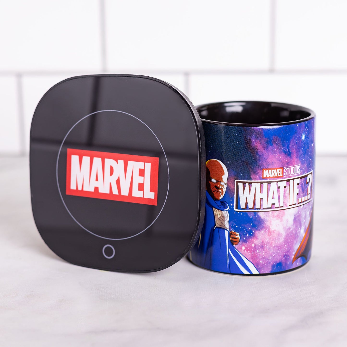 Marvel Ne Olursa Olsun? 12 oz Kahve Fincanı Isıtıcısı Seti - İçeceklerinizi Mükemmelen Sıcak Tutun!