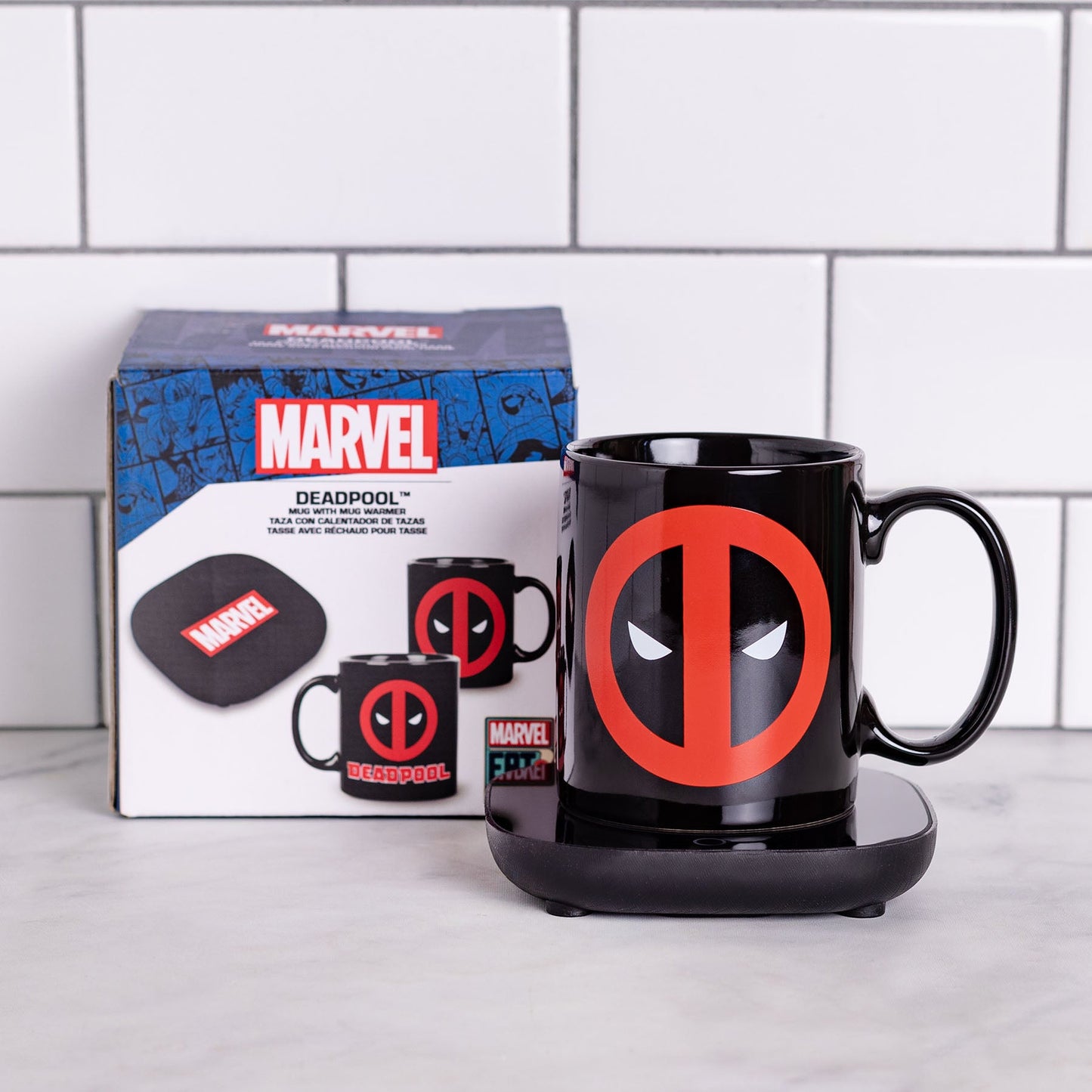 Deadpool Marvel 12oz Bardak Isıtıcı Seti - İçeceklerinizi Şık Bir Şekilde Sıcak Tutun!