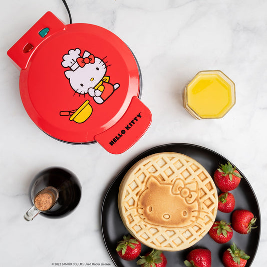 Hello Kitty Red Waffle Makinası