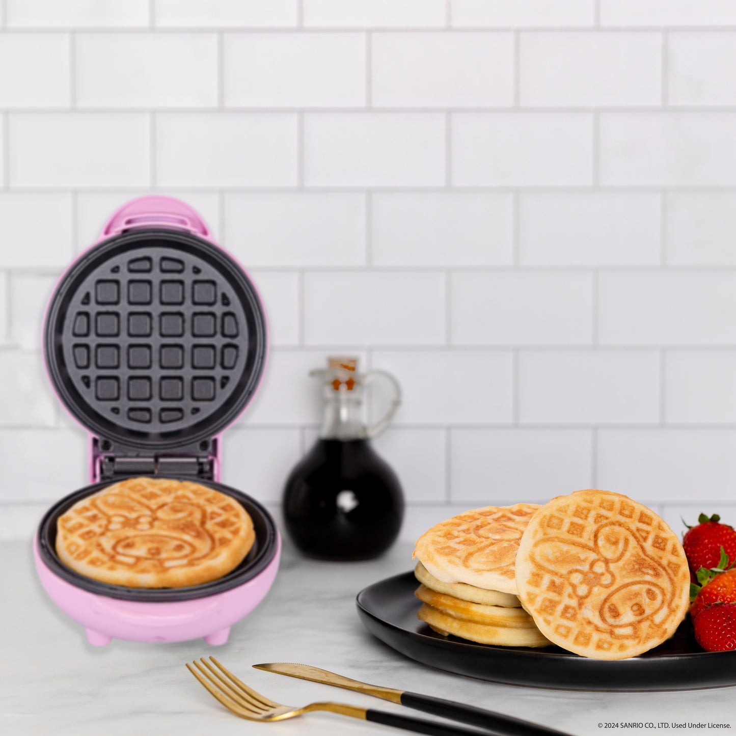 Hello Kitty My Melody Mini Waffle Makinası